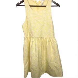 Others Follow Yellow & White Floral Print Dress